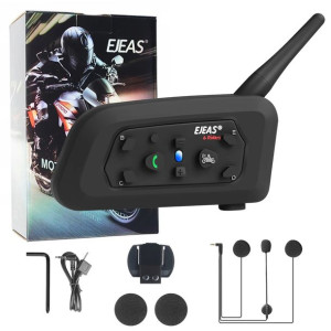 Interkom Intercom Motocyklowy Ejeas V6 Pro Na Kask