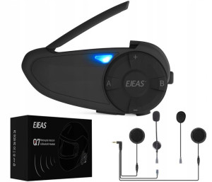 Interkom Motocyklowy Intercom Ejeas Q7 Radio Fm