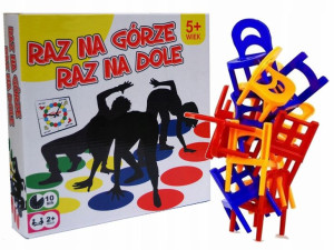 Xl Mata Wygibus Gra + Spadające Krzesła Wieża 2w1