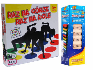 2w1 Jenga Klocki + Wygibus Mata Gra Raz Na Górze