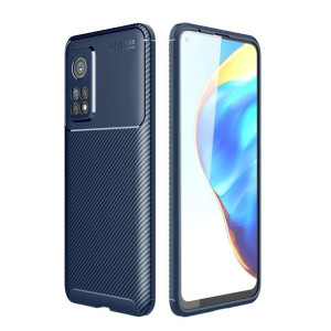 Etui XIAOMI MI 11T Pancerne Shockproof Carbon Fiber niebieskie