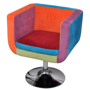 Fotel klubowy, patchworkowy