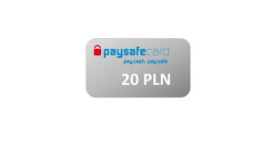 Paysafecard 20 zł - Karta PSC,  Karta przedpłacona