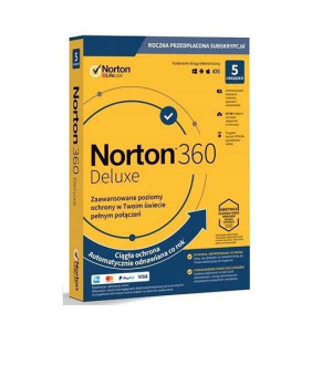 Norton 360 Deluxe 5PC / 1Rok