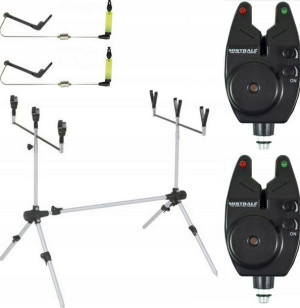 Zestaw Karpiowy Rod Pod Sygnalizatory Swingery Bat