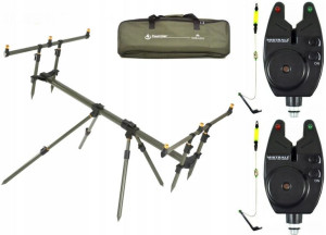 Stojak Mikado Rod Pod Wędki 2x Sygnalizator Brań