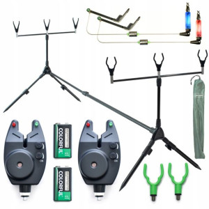 Zestaw Karpiowy Rod Pod 2x Sygnalizator 2x Swinger