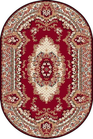 Dywan Agnella Standard Królewski S Dark Red 150X250 Owal