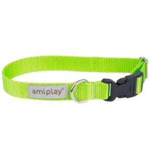AMIPLAY Obroża Samba zielony S