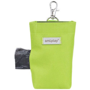 AMIPLAY Torebka na worki do odchodów Samba zielony