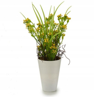 Sztuczne Kwiaty Kwiatki W Doniczce 30cm 4 Kolory