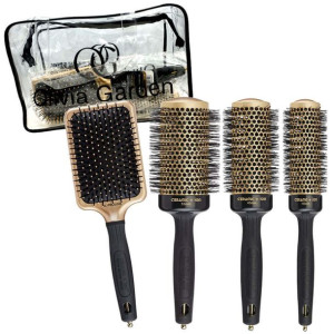 Olivia Garden Ceramic ION BLACK GOLD Zestaw 4 szt. (35, 45, 55 + PDL)