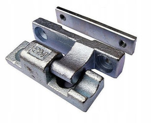Zawias burty aluminiowej L90 L93 - kpl z podkładką