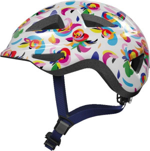Kask rowerowy dziecięcy Abus ANUKY 2.0 white parrot S 46-52