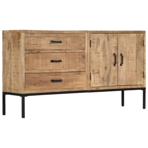 Szafka, 140x35x75 cm, lite drewno mango
