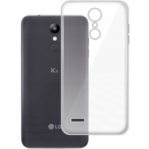 ETUI do LG K9 / K8 2018 gumowe SLIM CLEAR VIEW