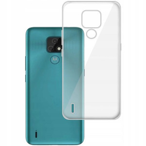 ETUI do MOTOROLA MOTO E7 gumowe SLIM CLEAR VIEW
