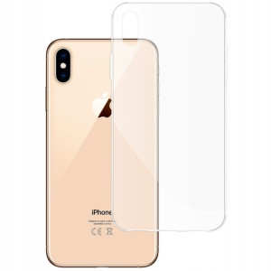 ETUI do IPHONE X / XS gumowe SLIM CLEAR VIEW