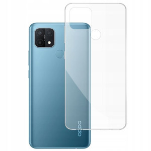 ETUI do OPPO A15 / A15S gumowe SLIM CLEAR VIEW
