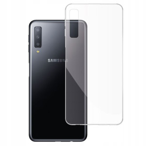 Etui Do Samsung Galaxy A7 2018 Gumowe Slim Clear