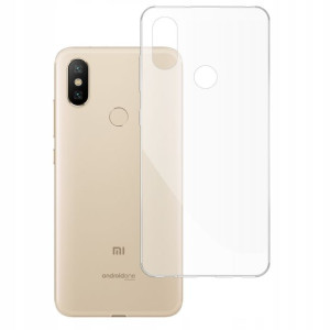 ETUI do XIAOMI MI A2 LITE gumowe SLIM CLEAR VIEW