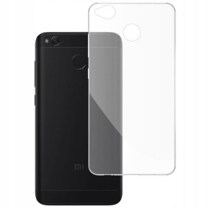 ETUI do XIAOMI REDMI 4X gumowe SLIM CLEAR VIEW