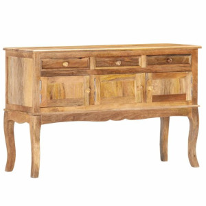 Szafka, 110 x 35 x 75 cm, lite drewno mango