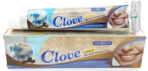 Hemani Żel Wybielający Pasta Zębów Goździk Mięta 100g