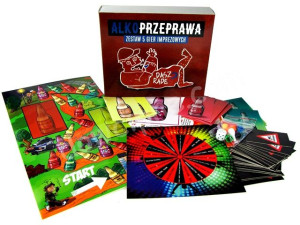 Gra Alkoprzeprawa zestaw 5 gier imprezowych :)