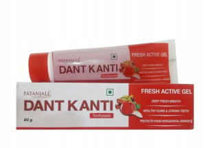 Patanjali Pasta żel do mycia zębów Fresh Active 80g
