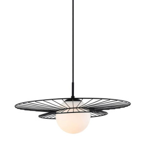 Lampa Wisząca Druciana Czerń Alison Mdm-4001/1 Bk Italux