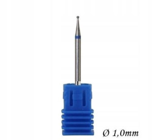 FREZ DIAMENTOWY kulka mini do usuwania Skórek 1mm