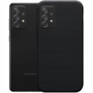 ETUI do SAMSUNG GALAXY A72 czarne MATOWE slim CASE