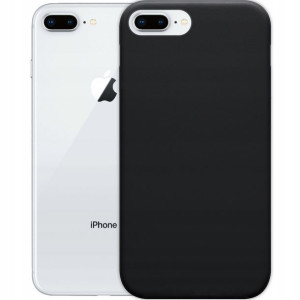ETUI do IPHONE 7 PLUS / 8 PLUS czarne MATOWE slim