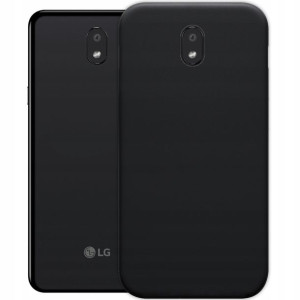 ETUI do LG K30 2019 czarne MATOWE slim SILIKONOWE