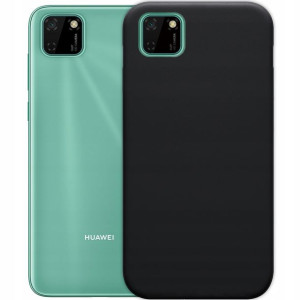 ETUI do HUAWEI Y5P czarne MATOWE slim SILIKONOWE