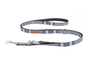 AMIPLAY Smycz regulowana 6 in 1 London XL szary 1-2m