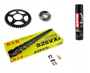 Napęd TRIUMPH STREET TRIPLE 675 zestaw napędowy