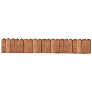Obrzeże ogrodowe, brązowe, 120 cm, impregnowana sosna