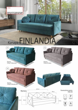 Kanapa Finlandia Darmowa Dostawa F11