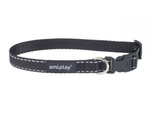 AMIPLAY obroża regulowana Reflective XL czarny