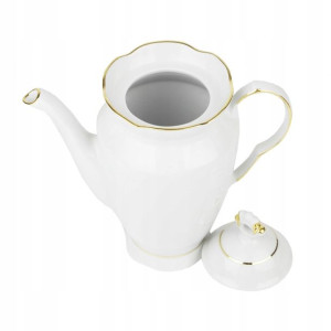 Dzbanek Do Herbaty Kawy Imbryk Porcelana Zdobiony