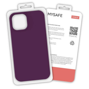 Mysafe Etui Silikonowe Samsung Galaxy A21s Śliwka Pudełko