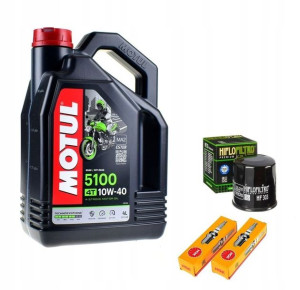 Olej Motul Filtr oleju Świece YAMAHA XVS 1300