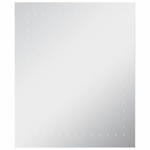 Ścienne lustro łazienkowe z LED, 50 x 60 cm