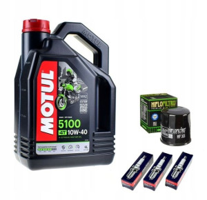 Olej Motul Filtr Świece Denso YAMAHA MT-09 13-16r.