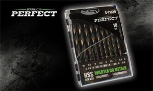STALCO Komplet wierteł do metalu 1-10 19 el.PERFECT