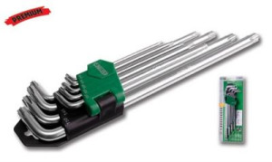 STALCO Klucze torx 9 elementów długie S-48319