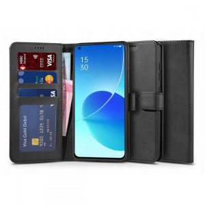 Tech-Protect Etui Wallet OPPO RENO 6 5G czarny