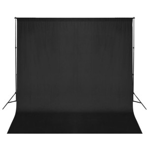 System zawieszenia tła z czarnym tłem 600 x 300 cm
